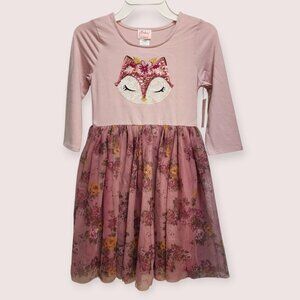 PINKY LOS ANGELES Girls Fox Pink Tulle Dress